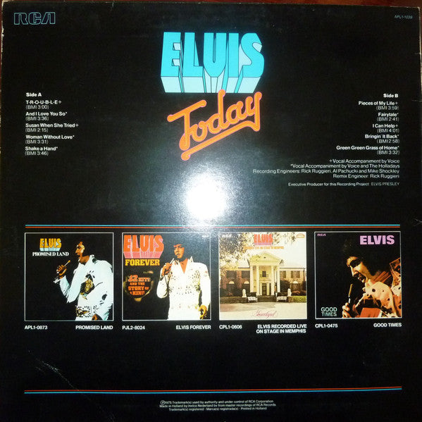 Elvis Presley - Today (LP Tweedehands)