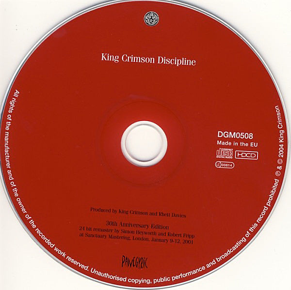 King Crimson - Discipline (CD)