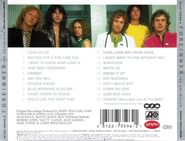 Foreigner - The Definitive (CD Tweedehands)