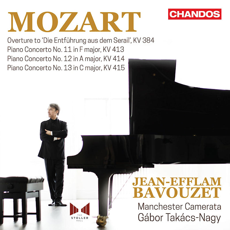 Jean-Efflam Bavouzet / Manchester Camerata - Mozart: overture to die entfuhrung aus dem serail kv 384 / piano concerto no. 11, 12 & 13 (CD) - Discords.nl