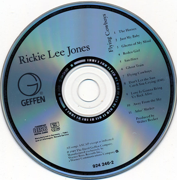 Rickie Lee Jones - Flying Cowboys (CD Tweedehands)