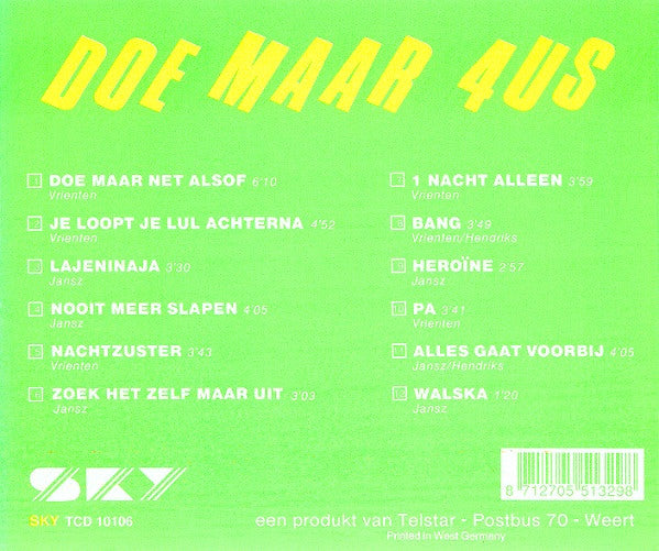 Doe Maar - 4US (CD Tweedehands)