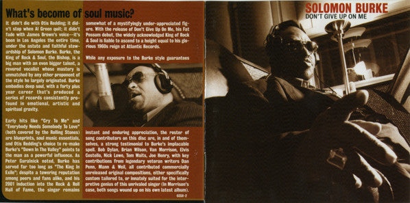 Solomon Burke - Don't Give Up On Me (CD Tweedehands)