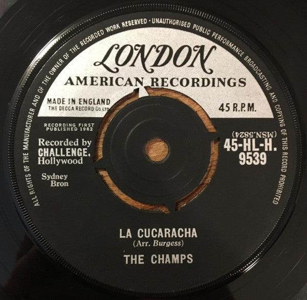 Champs, The - Experiment In Terror / La Cucaracha (7-inch Tweedehands) - Discords.nl