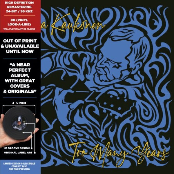 Jorma Kaukonen - Too many years (CD) - Discords.nl