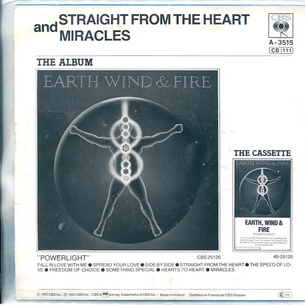 Earth, Wind & Fire - Straight From The Heart (7-inch Tweedehands)