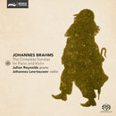 Johannes Leertouwer / Julian Reynolds - Brahms: the complete sonatas for piano and violin (CD) - Discords.nl