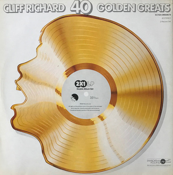 Cliff Richard - 40 Golden Greats (LP Tweedehands)