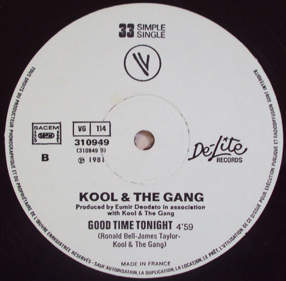 Kool & The Gang - Big Fun / Good Time Tonight (12" Tweedehands)