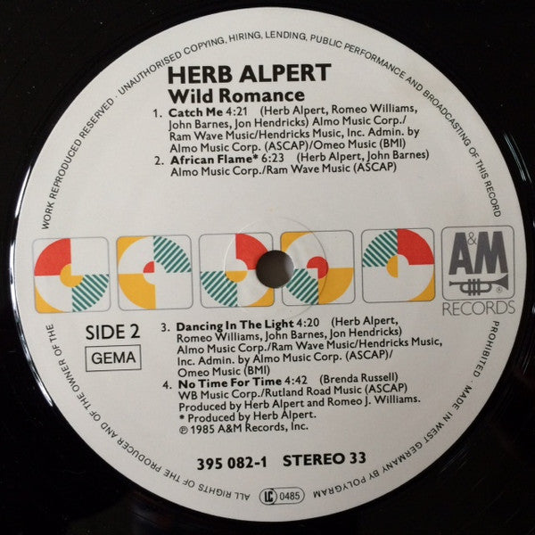 Herb Alpert - Wild Romance (LP Tweedehands)