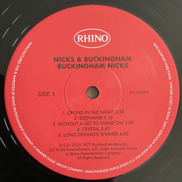 Buckingham Nicks - Buckingham Nicks (LP) - Discords.nl