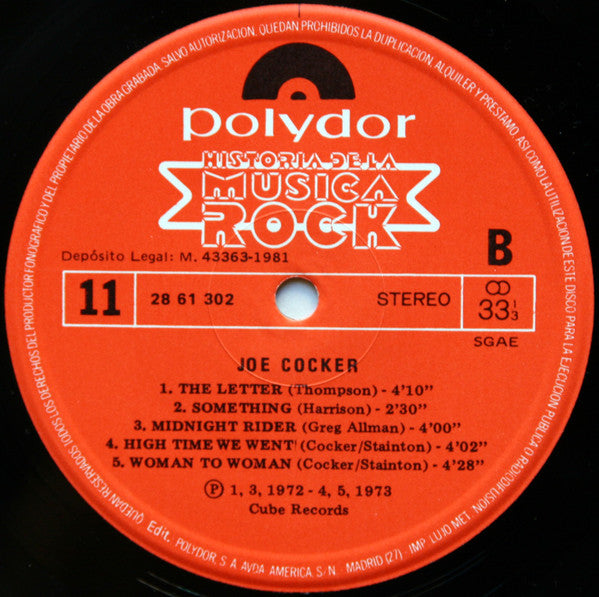 Joe Cocker - Joe Cocker (LP Tweedehands)