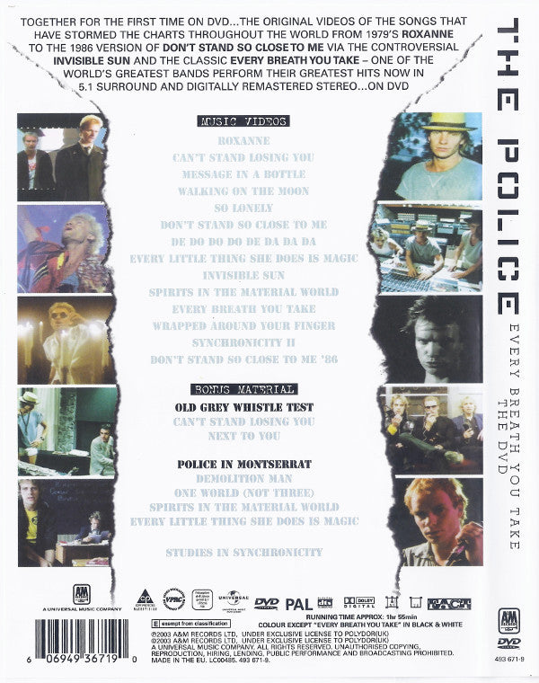 Police, The - Every Breath You Take (The DVD) (DVD Tweedehands)