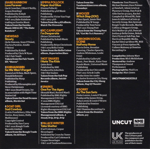 Johnny Marr - Fever Dreaming (12 Tracks Personally Curated For Uncut) (CD)