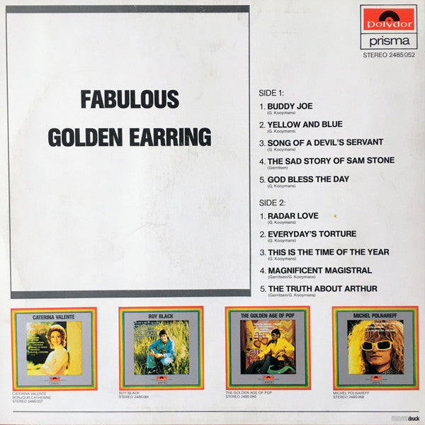 Golden Earring - Fabulous Golden Earring (LP Tweedehands)