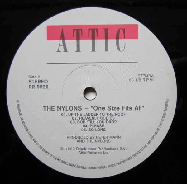 Nylons, The - One Size Fits All (LP Tweedehands) - Discords.nl