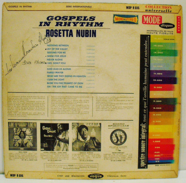 Rosetta Nubin - Gospels In Rhythm (LP Tweedehands)