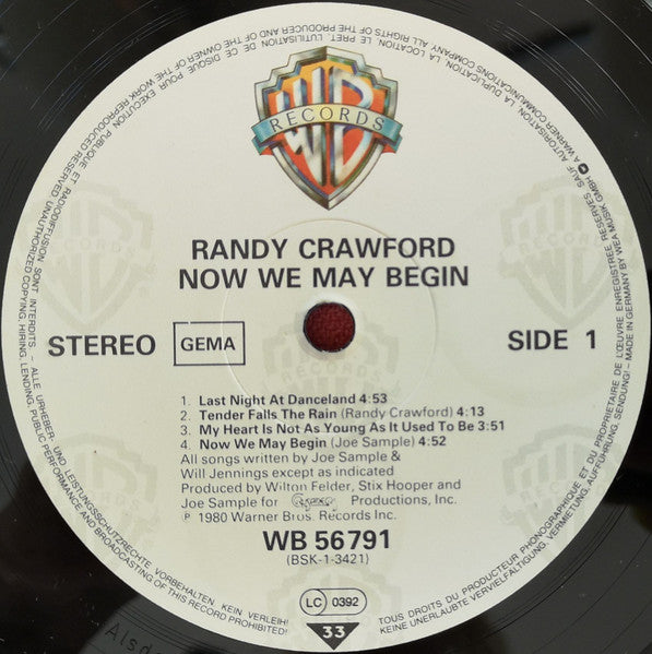 Randy Crawford - Now We May Begin (LP Tweedehands)