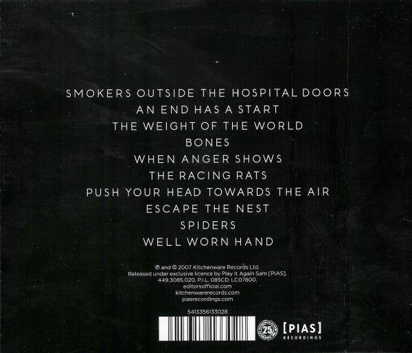 Editors - An End Has A Start (CD Tweedehands)