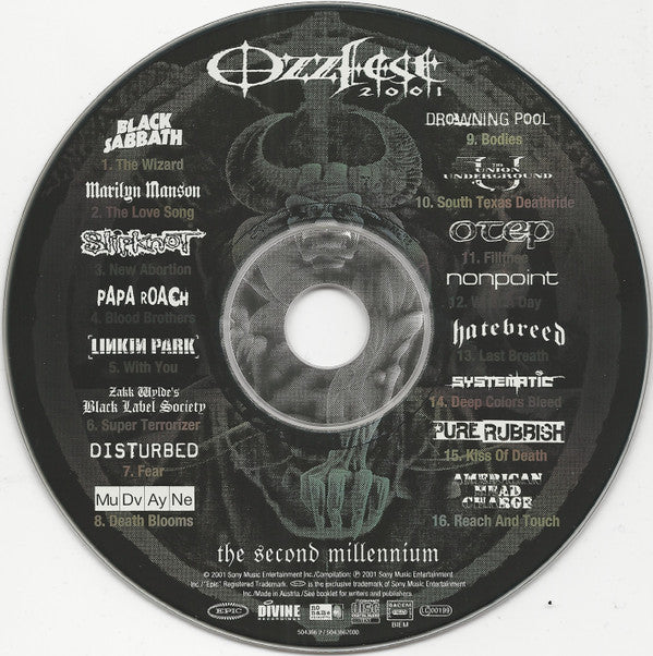 Various - Ozzfest 2001 - The Second Millennium (CD)