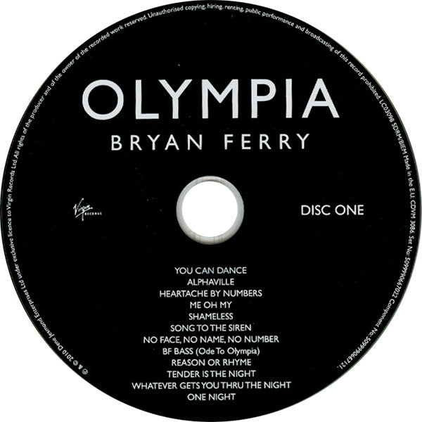 Bryan Ferry - Olympia (CD Tweedehands)