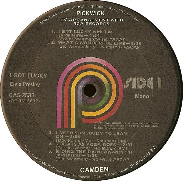 Elvis Presley - I Got Lucky (LP Tweedehands)