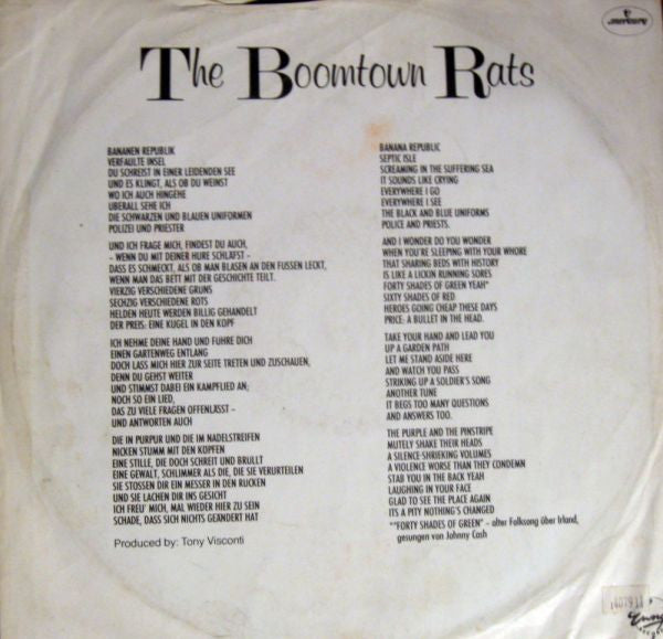 Boomtown Rats, The - Banana Republic (12" Tweedehands)