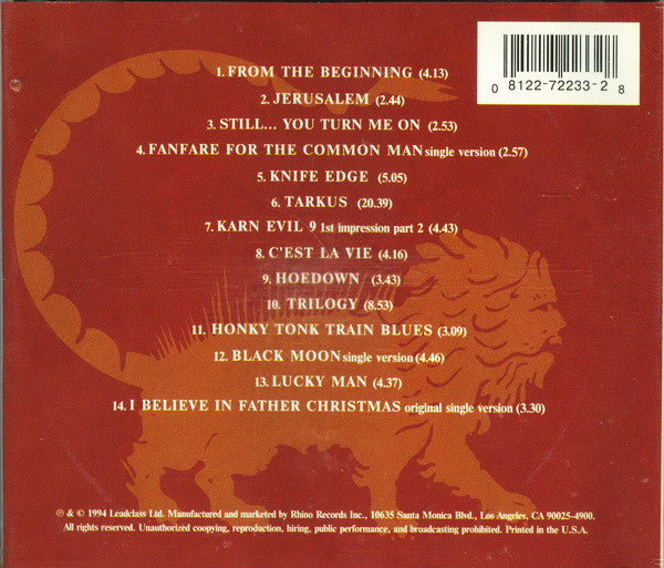 Emerson, Lake & Palmer - The Best Of Emerson, Lake & Palmer (CD)