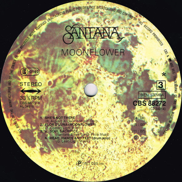Santana - Moonflower (LP Tweedehands) - Discords.nl