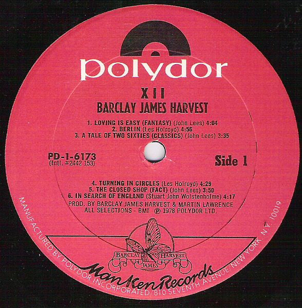 Barclay James Harvest - XII (LP Tweedehands)