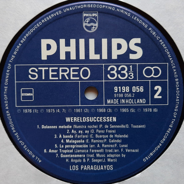 Luis Alberto del Parana y Los Paraguayos - Hun Grootste Successen (LP Tweedehands) - Discords.nl