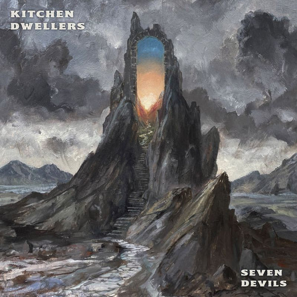 Kitchen Dwellers - Seven devils (blue/orange galaxy) (LP)