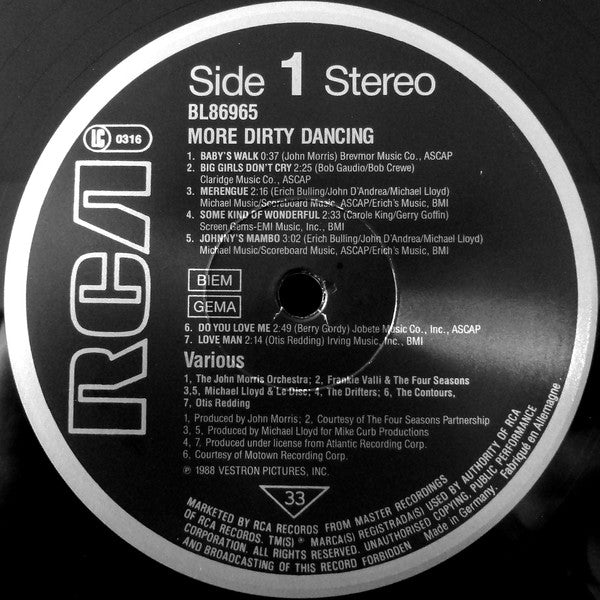 Various - More Dirty Dancing (LP Tweedehands)