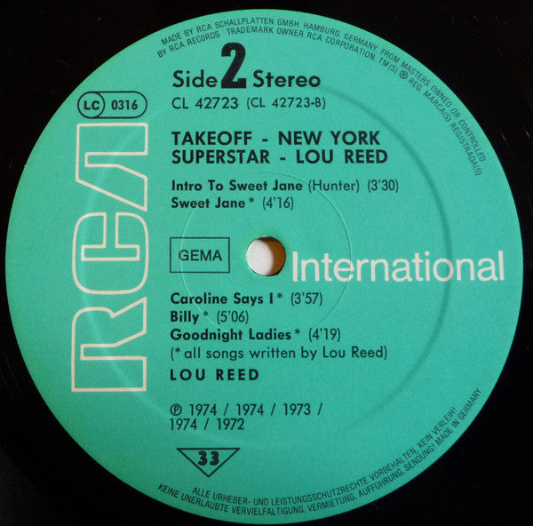 Lou Reed - New York Superstar (LP Tweedehands) - Discords.nl