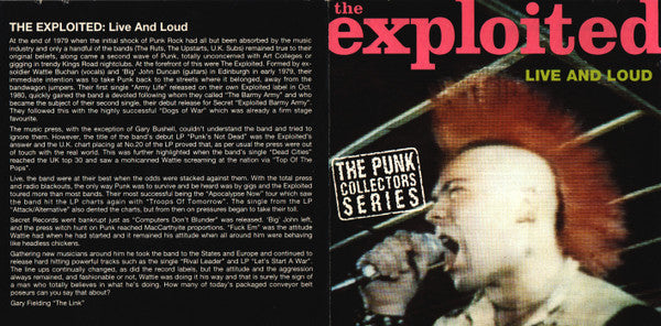 Exploited, The - Live And Loud (CD Tweedehands)