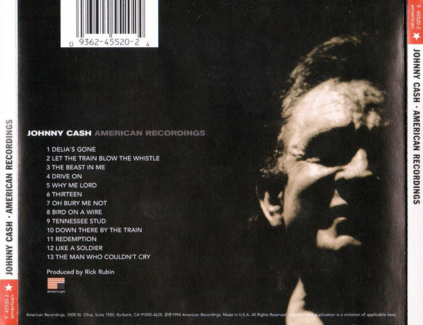 Johnny Cash - American Recordings (CD Tweedehands)