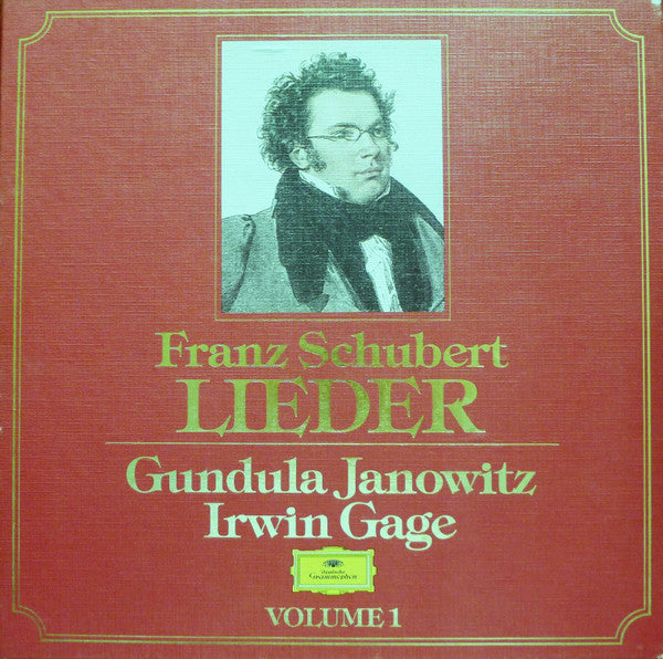 Franz Schubert, Gundula Janowitz, Irwin Gage - Lieder  (Volume I) (LP Tweedehands) - Discords.nl