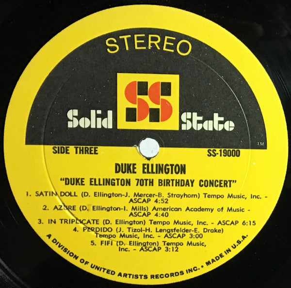Duke Ellington - Duke Ellington's 70th Birthday Concert (LP Tweedehands) - Discords.nl