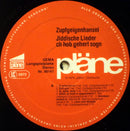 Zupfgeigenhansel - Jiddische Lieder ('ch Hob Gehert Sogn) (LP Tweedehands) - Discords.nl