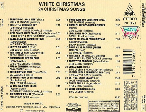 Various - White Christmas - 24 Christmas Songs (CD)