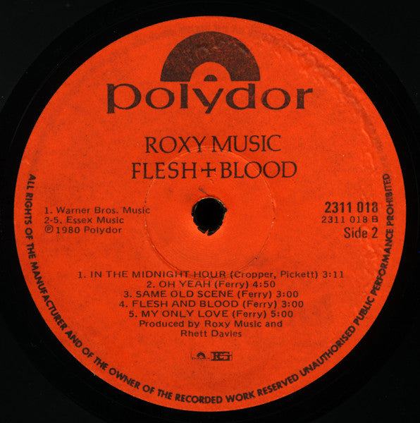 Roxy Music - Flesh + Blood (LP Tweedehands)