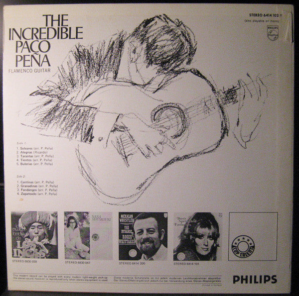 Paco Peña - The Incredible Paco Peña (LP Tweedehands)