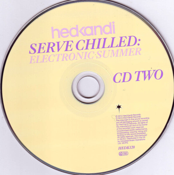 Various - Hed Kandi: Serve Chilled Electronic Summer 2012 (CD Tweedehands)