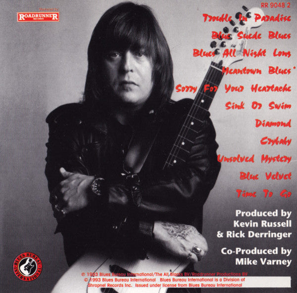 Rick Derringer - Back To The Blues (CD Tweedehands)