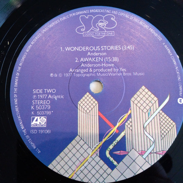 Yes - Going For The One (LP Tweedehands) - Discords.nl