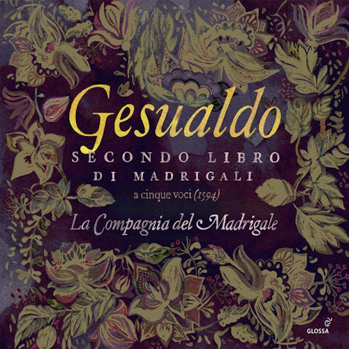 C. Gesualdo - Secondo libro di madrigali (CD) - Discords.nl