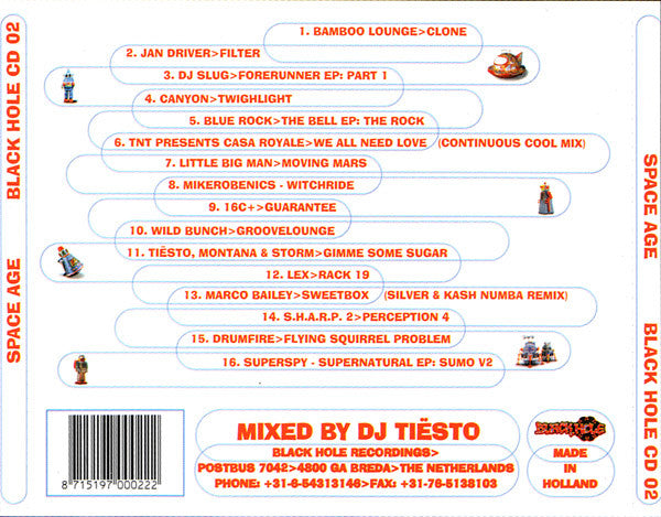 DJ Tiësto - Space Age 1.0 (CD)