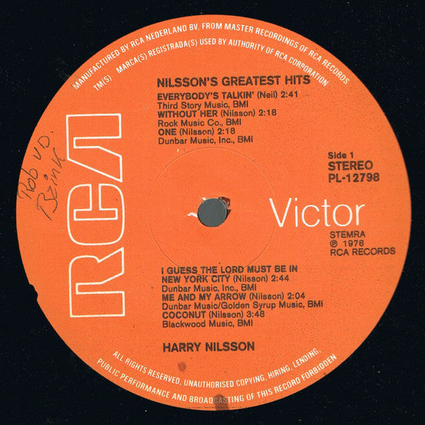 Harry Nilsson - Greatest Hits (LP Tweedehands)