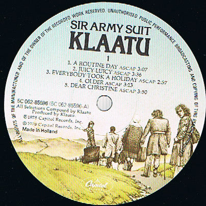 Klaatu - Sir Army Suit (LP Tweedehands)