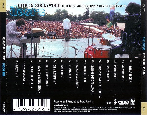 Doors, The - Live In Hollywood (Highlights From The Aquarius Theatre Performances) (CD Tweedehands)